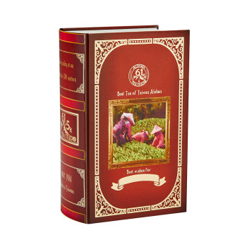 Custom Book Gift Box Packing Tea Bag Product | CMYK Printing Colorful Design | Gold Foil Stamping Logo