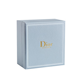 Custom Jewelry Boxes with Logo | Doir Brand Hinged Lid Packaging Box | Gold Foil Stamping Logo
