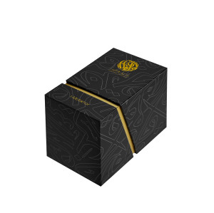 Middle Eastern Style Attar Perfume Box | Custom Luxury Perfume Bottle Box Packaging | Gold Embossed Foil Stamping Logo