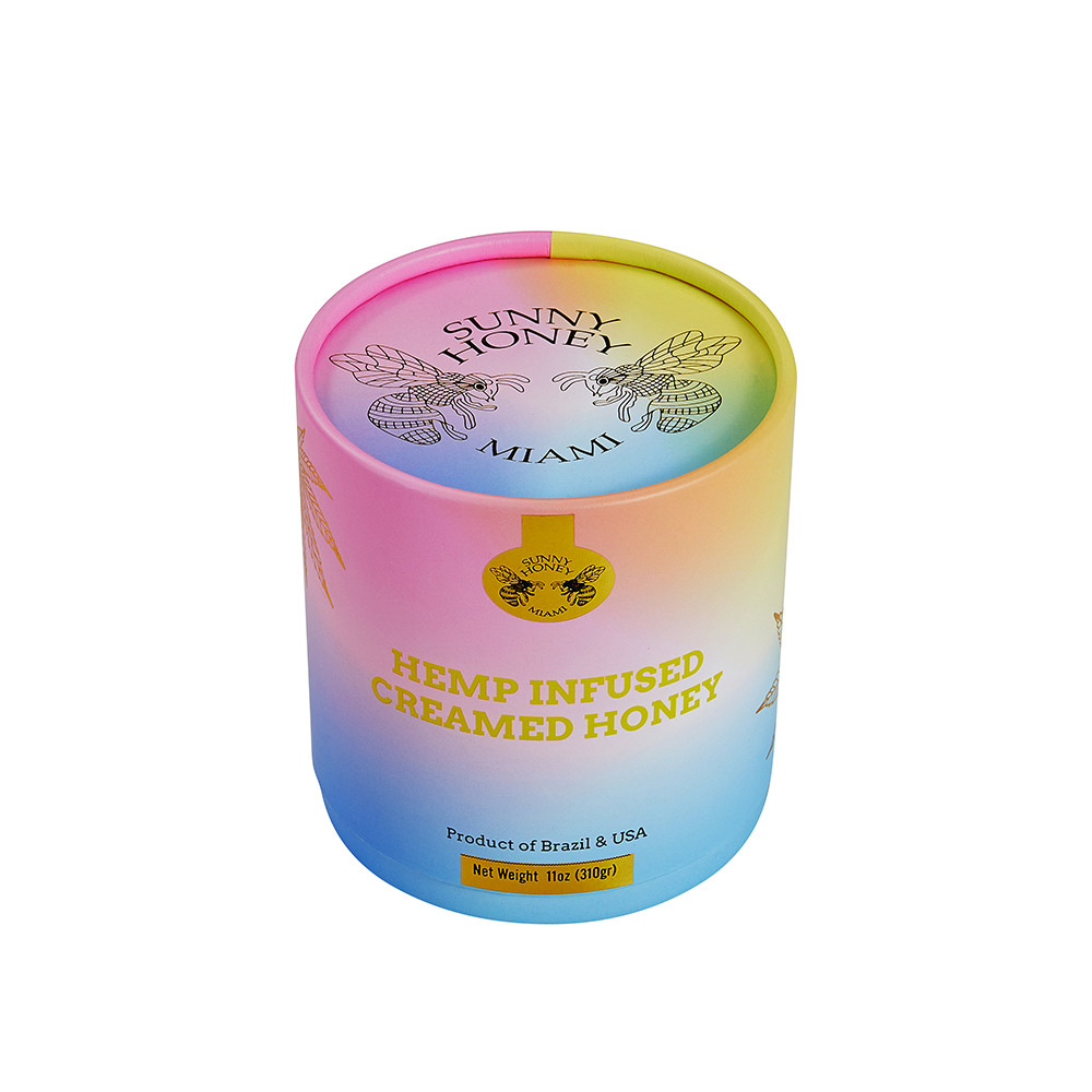 Honey paper tube box
