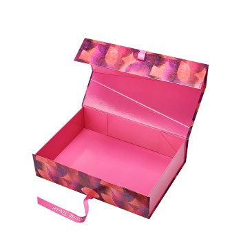 Custom Clothing Box Folding Magnetic Box Structure | Custom CMYK Printing Logo with Glossy Lamination