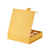 Custom Candy Boxes with Logo | Book Shaped Magnetic Box with Blister Tray Insert | Gold Foil Stamping Logo