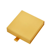 Custom Candy Boxes with Logo | Book Shaped Magnetic Box with Blister Tray Insert | Gold Foil Stamping Logo