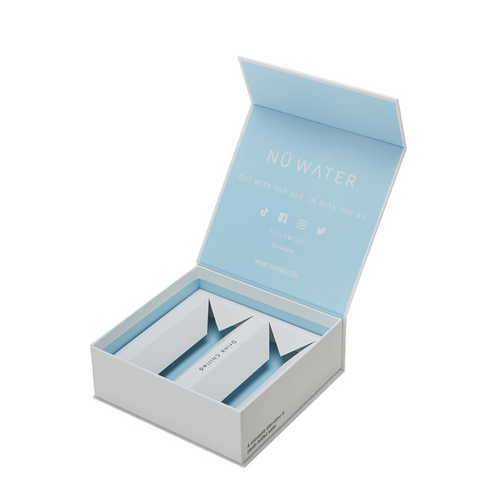 Custom Luxury Boxes CMYK Printing Design | Book Shaped Magnetic Box Use for Skin Care Product | China Packaging Box Manufacturers