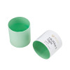 Custom Round Shaped Box | CMYK Printing Design with Gold Foil Stamping Logo | Packing Bath Balm Product