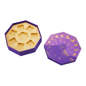 Best Valentine's Day Chocolate Box Supplier | Octagonal Rigid Cardboard Lid And Base Box | Food Grade Blister Tray Insert