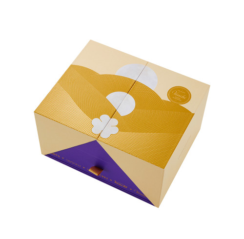 Double Door Personalised Chocolate Gift Box with Drawer Food Grade Blister Tray for Presentation