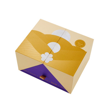 Double Door Personalised Chocolate Gift Box with Drawer Food Grade Blister Tray for Presentation