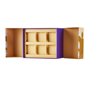 Double Door Personalised Chocolate Gift Box with Drawer Food Grade Blister Tray for Presentation
