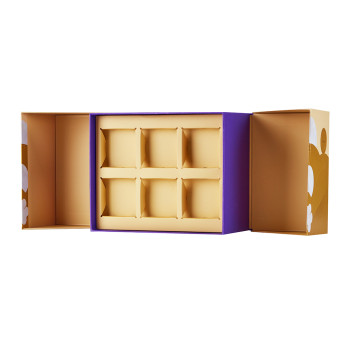 Double Door Personalised Chocolate Gift Box with Drawer Food Grade Blister Tray for Presentation