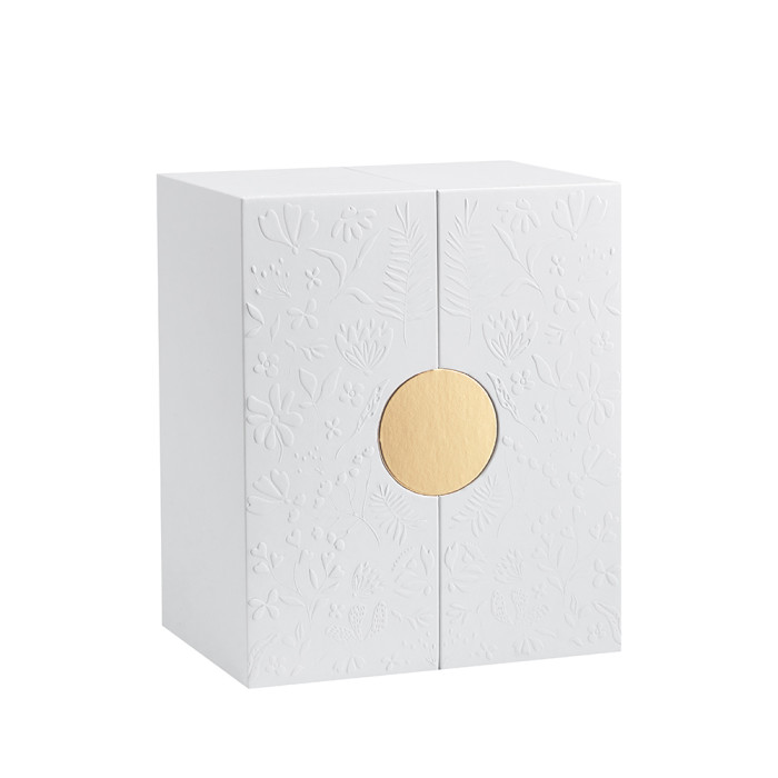 New Arrival High End Perfume Gift Box | Custom Cosmetic Packaging | Double Door Box With Embossed Logo