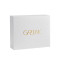 Custom Skin Care Boxes | Elegant White Automatic Flip Display Design | Luxury Gold Foil Stamping Embossed Logo