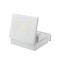 Custom Skin Care Boxes | Elegant White Automatic Flip Display Design | Luxury Gold Foil Stamping Embossed Logo