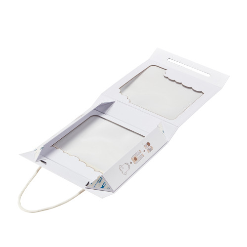 Custom Collapsible Clothing Boxes | Packaging For Baby Clothes | Magnetic Box With Pvc Window
