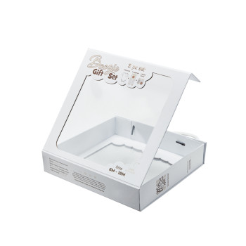 Custom Collapsible Clothing Boxes | Packaging For Baby Clothes  | Magnetic Box With Pvc Window