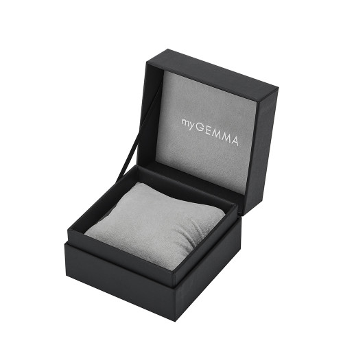 Custom Luxury Watch Packaging Boxes | Matte Black Leatherette Paper Mount Rigid Cardboard Material | Flap Lid Box Structure
