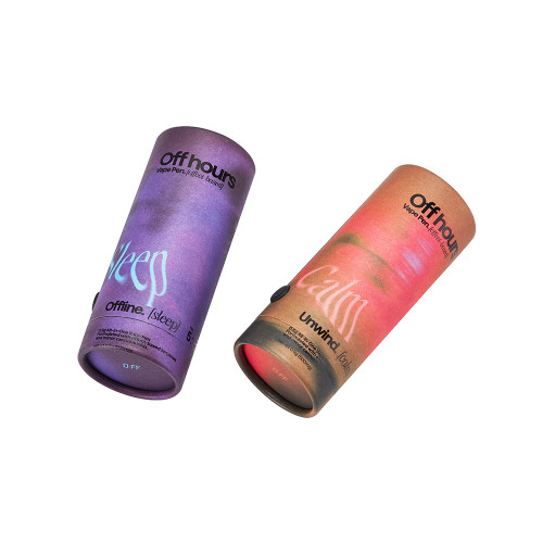 Oem Round Vape Pen Box with Security Lock,Customizable Packaging by DHP Factory