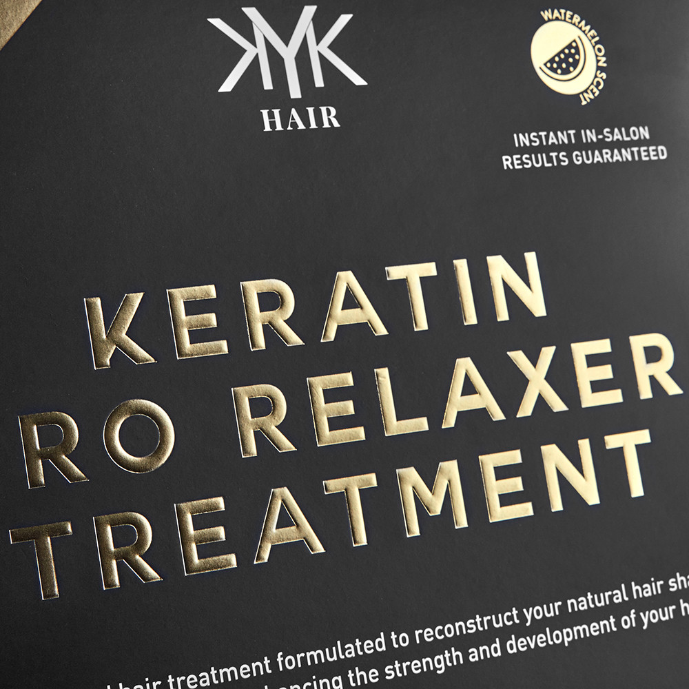 Gold Foil Stamping with embossed