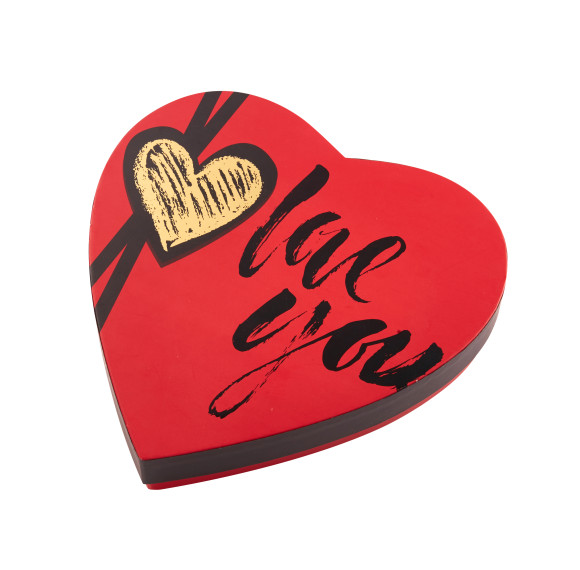 Luxurious Custom Paper Box For Valentine's Day,Unique Heart Shaped Box For Chocolate