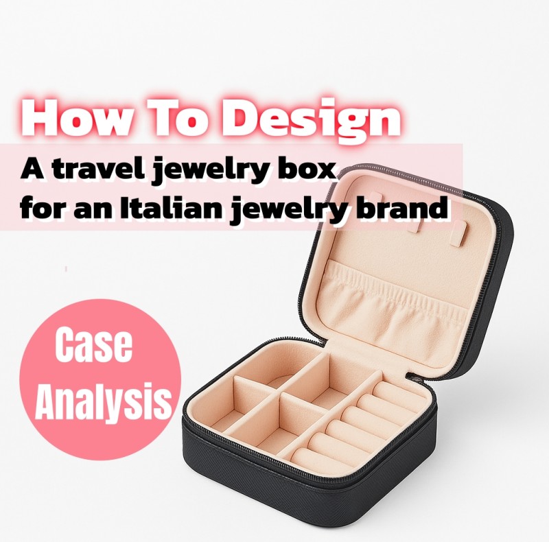 How To Design A Travel Jewelry Box For An Ltalian Jewelry Brand