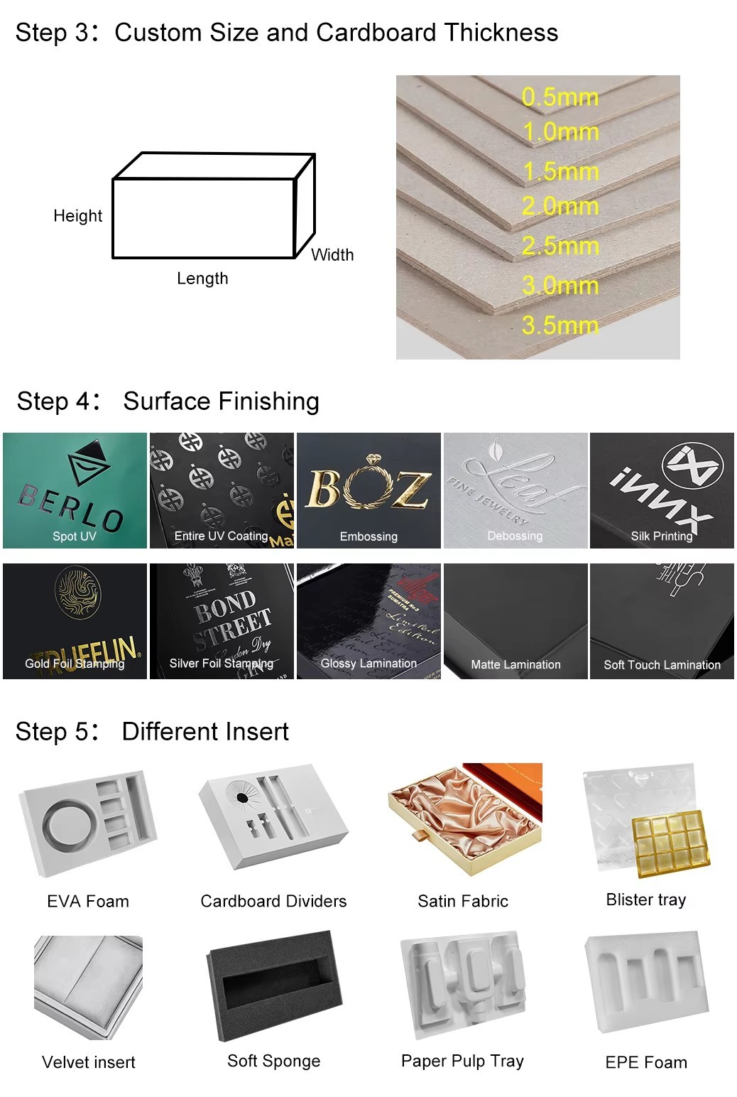 Custom high-end packaging box