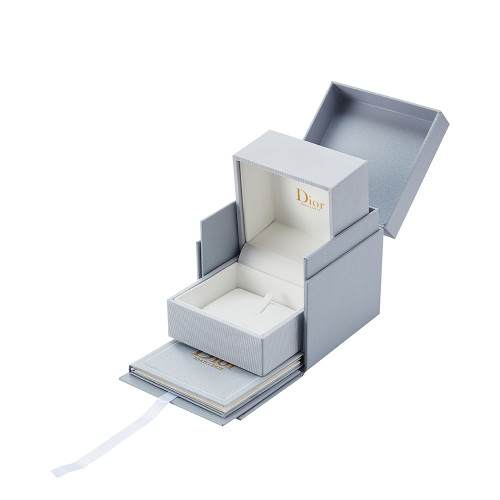 Custom Watch Box With Gold Foil Stamping Logo | Premium Single Watch Packaging Box with Velvet Interior | Factory Price