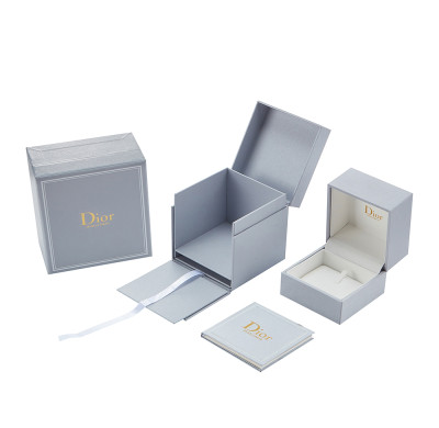 Custom Watch Box With Gold Foil Stamping Logo | Premium Single Watch Packaging Box with Velvet Interior | Factory Price