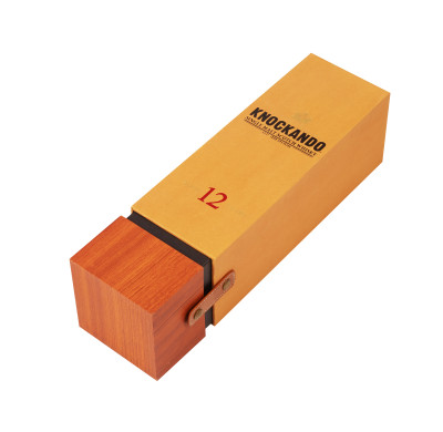 Handcrafted Whisky Bottle Gift Box | Luxury Custom Design for Single Malt Whisky | With Unique Button