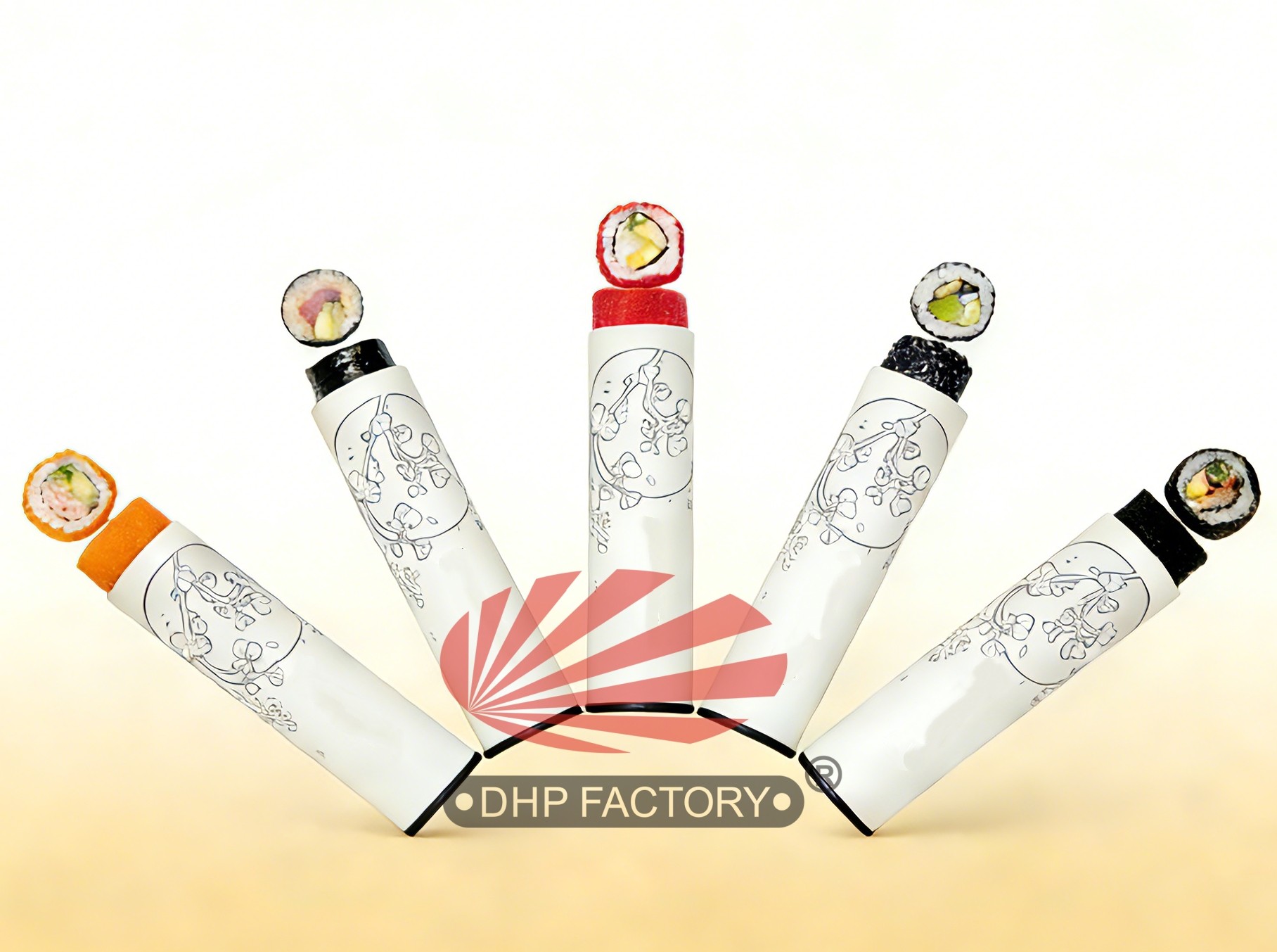 Push-Push Sushi Packaging Box