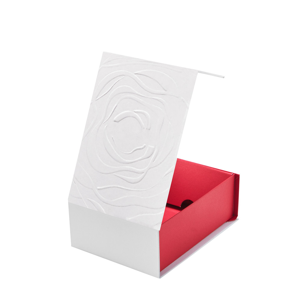 Embossed packaging box