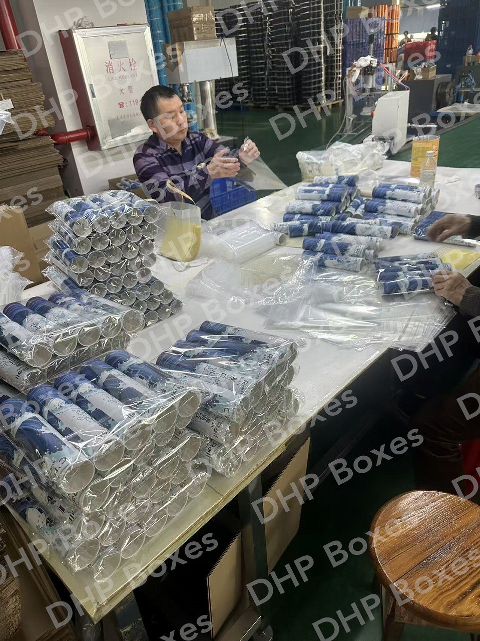 push up sushi boxes production line