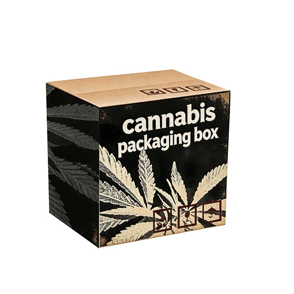 Cannabis packaging box
