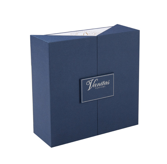 Custom Luxury Double-Door Boxes | High End Perfume Box with Custom Inserts for Fragrance Brands