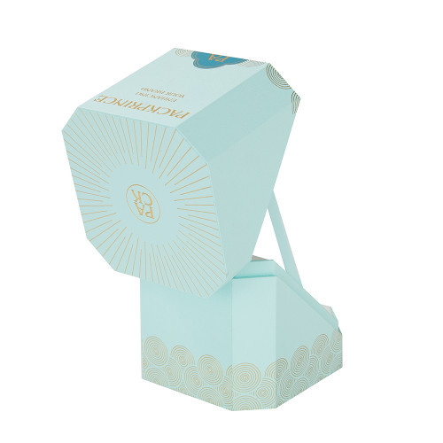 Custom Perfume Box Packaging | Flip Lid Magnetic Rigid Box Structure | High Quality Hot Foil Stamping Logo Design