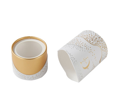 Luxury Customizable Paper Tube Box with Gold Foil Stamping | Premium Cosmetic Packaging for Skincare