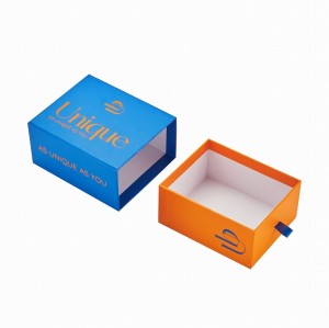 Custom Drawer Box with Logo | Rigid Cardboard Drawer Sliding Structure