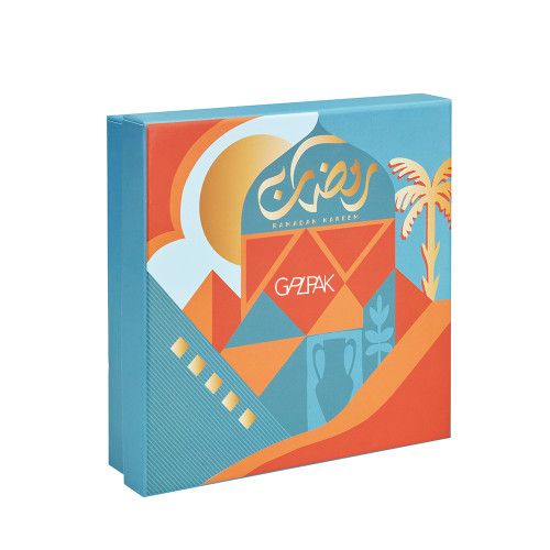 Customizable Logo Chocolate Box with Paper Insert | Premium Rigid Gift Packaging for Valentines Day