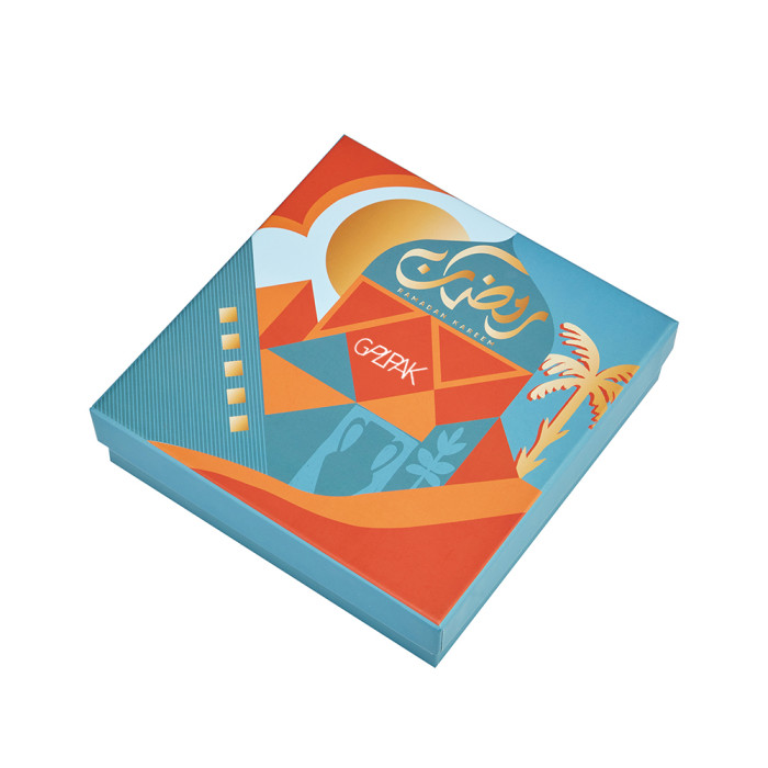 Customizable Logo Chocolate Box with Paper Insert | Premium Rigid Gift Packaging for Valentines Day