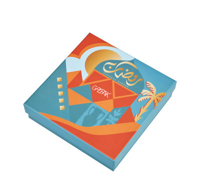 Customizable Logo Chocolate Box with Paper Insert | Premium Rigid Gift Packaging for Valentines Day