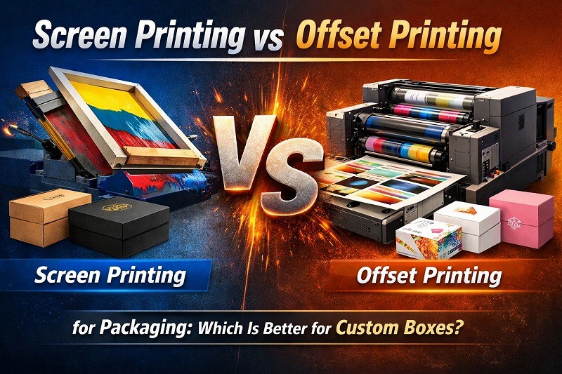 Screen Printing vs Offset Printing for Packaging: Which Is Better for Custom Boxes?