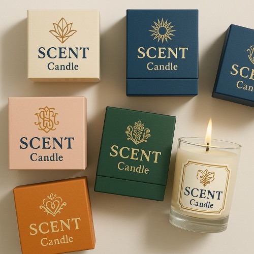 Custom Luxury Candle Packaging: Eco-Friendly Lid-off Boxes with Precision Fit