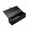 Custom luxury wine packaging: Rigid magnetic book-style box structure