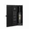 Custom luxury wine packaging: Rigid magnetic book-style box structure