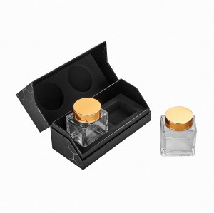 Luxury Honey packaging box: Flip-top box with Full-page UV printing