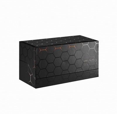 Luxury Honey packaging box: Flip-top box with Full-page UV printing