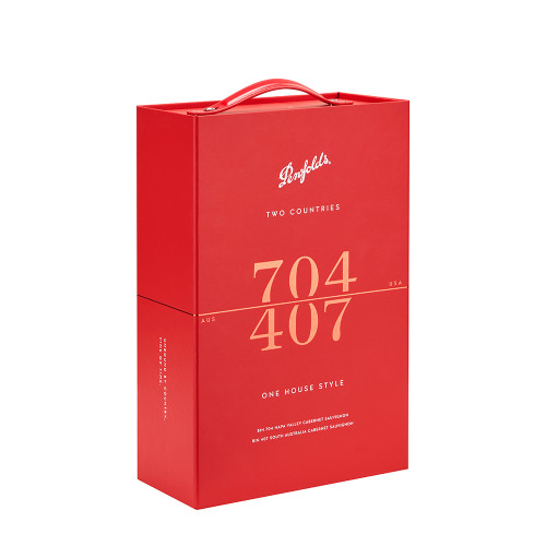 Custom Two Bottle Wine Gift Box with Handle | Luxury Wine Gift Box Manufacturer | DHP Boxes