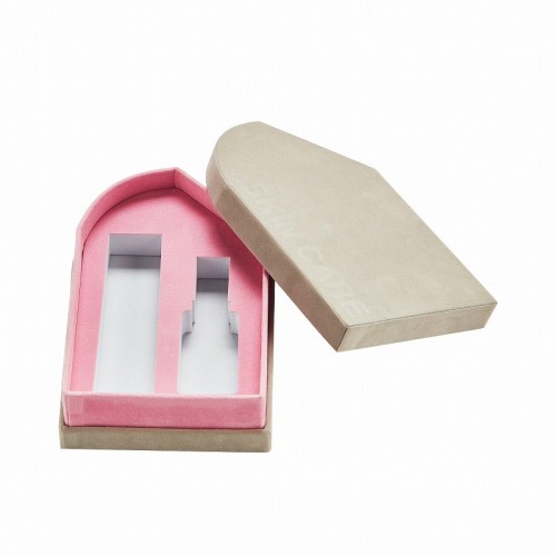 Highly recognizable die-cut shape | luxury skincare custom packaging box