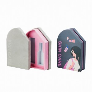 Highly recognizable die-cut shape | luxury skincare custom packaging box