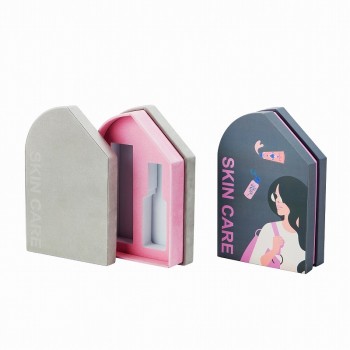 Highly recognizable die-cut shape | luxury skincare custom packaging box