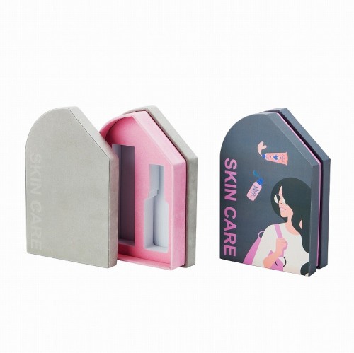 Highly recognizable die-cut shape | luxury skincare custom packaging box
